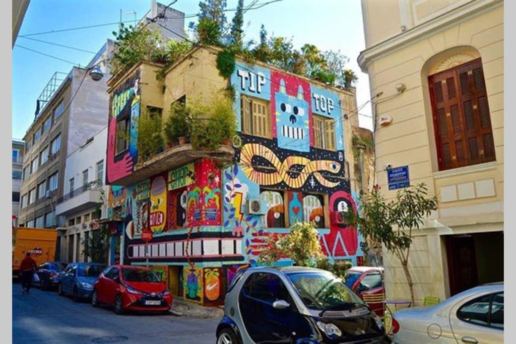 Ferienwohnung Athens Designer'S Loft Downtown Exterior foto